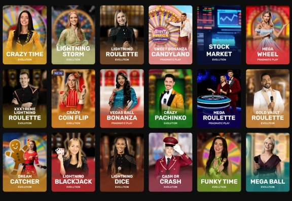 24Casino live casino games